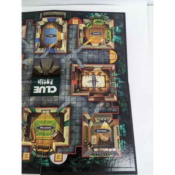 2005 Clue Board Game Replacement Parts Game Board Instructions - Picture 3 of 7